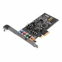 SoundBlaster Audigy FX 5.1 Soundkarte, Intern PCIe x1 externe Kopfhöreranschlüsse