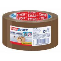 tesa Verpackungsklebeband extra strong, 50 mm x 60 m, braun