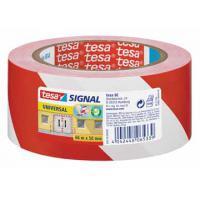 tesa Signal Markierungs- und Warnklebeband Universal, rot/