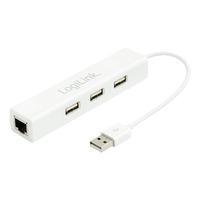 LogiLink USB 2.0 auf Fast Ethernet Adapter, weiß