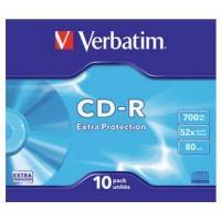 verbatim CD-R Rohling 700 MB 10 St. Slimcase