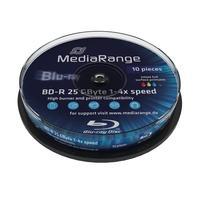 MediaRange MR496 25GB BD-R 10stuk(s) Lees/schrijf blu-ray disc