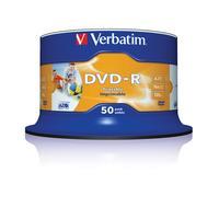 1x50 Verbatim DVD-R 4,7GB 16x Speed, photo printable