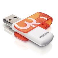 Philips Vivid Edition USB Stick 32GB USB 2.0 Wit/Grijs