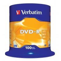 Verbatim DVD-R 4.7GB 16x Spindel, 100st