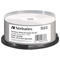 Verbatim BD-R SL 25GB 6x Spindel, 25st