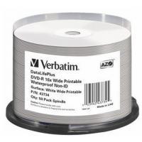 1x50 Verbatim DVD-R 4,7GB 16x Wide glossy waterproof print