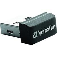 verbatim Nano Store N GO USB-Zusatzspeicher Smartphone/Tablet Schwarz 16GB USB 2.0, Micro USB 2.0