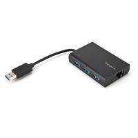 Targus 3 Port USB 3.0 Hub mit Gigabit Ethernet