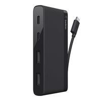 Belkin Travel Hub USB-C 4-Port schwarz F4U090btLBK