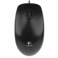 Logitech optische USB Muis Zwart