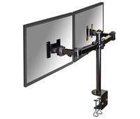 NewStar FPMA-D960D Monitor-tafelbeugel 2-voudig 25,4 cm (10) - 68,6 cm (27) Kantelbaar, Zwenkbaar, Roteerbaar