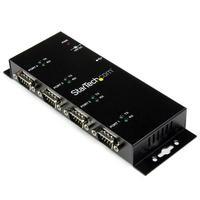 StarTech.com 4 Port USB zu RS232 Serial DB9 Adapter Hub