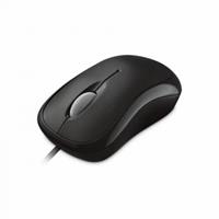 Microsoft Basic Optical Mouse - Maus - USB - Schwarz