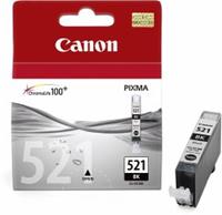 Canon Inktpatroon CLI-521BK - Zwart voor Pixma Serie