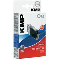 KMP C94 Tintenpatrone grau komp. mit Canon CLI-551 GY XL