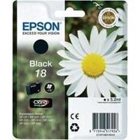 Epson T1801 bk, 18 inktpatroon origineel