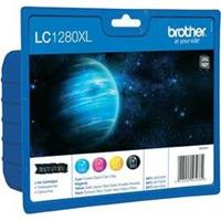 Brother LC-1280XL, LC1280XL serie inktpatronen origineel (4 st)