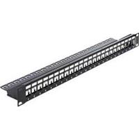 DeLOCK 19? Schlussstein Patch Panel 24-Port mit Zugentlastung - Delock