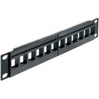 10 Keystone-Patch-Panel 12-Port DeLOCK - Delock