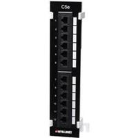 intellinet 12 Port Netzwerk-Patchpanel CAT 5e 1 HE