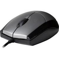V7 Videoseven USB Maus Optisch Schwarz, Silber