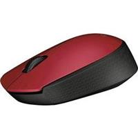 LOGITECH M171 Draadloze Optische Muis - Rood/Zwart