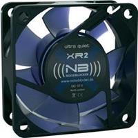 NoiseBlocker BlackSilent XR-2 PC-ventilator Zwart, Blauw (transparant) (b x h x d) 60 x 60 x 25 mm