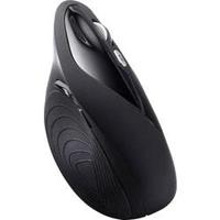 Perixx Perimice-715 II Ergonomische muis Radiografisch Optisch Zwart 5 Toetsen 2000 dpi Ergonomisch