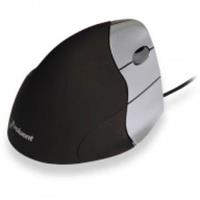 evoluent VerticalMouse 3 Kabelgebunden Ergonomische Maus Optisch Ergonomisch Schwarz, Silber