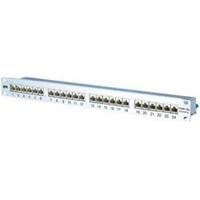 BTR Patchpanel, 1HE, 24Ports, Cat6A (IEC), Geschirmt, silber, 44,45x482,6x90,5mm