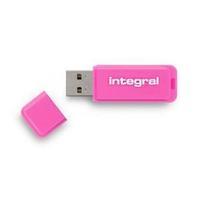 Integral Neon USB Stick 32GB USB 2.0 Roze