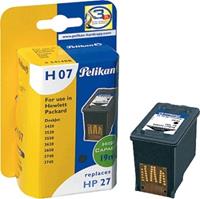 Pelikan Inktcartridge Zwart, 220 Pagina's Voor Hp 27 - Oem: C8727a