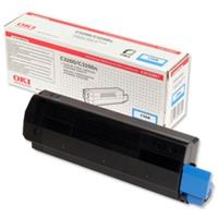 OKI 43034807 toner cartridge cyaan (origineel)