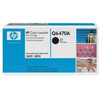 HP 501A bk, Q6470A toner origineel