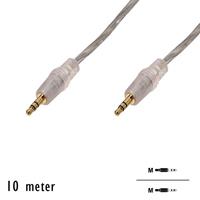 Audio kabel "Jack 3.5mm" M/M (10 Meter)