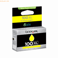 LEXMARK Tinte Nr.100XL für LEXMARK S305, gelb