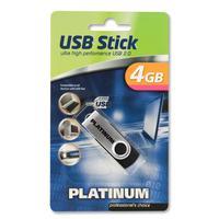 Platinum TWS 177559-3 USB-stick 4 GB USB 2.0 Zwart