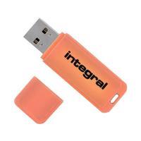 Integral Neon USB Stick 32GB USB 3.0 Oranje