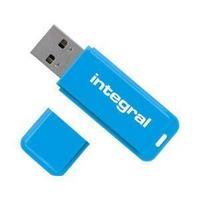 Integral Neon USB Stick 32GB USB 3.0 Blauw