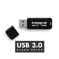 Integral USB stick 3.0, 128 GB, zwart