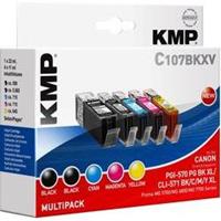 KMP C107BKXV Multipack komp. mit Canon PGI-570/CLI-571 XL