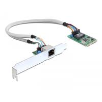 DeLOCK MiniPCIe I/O PCIe full size 1 x Gigabit Lan