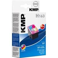 KMP H163 Tintenpatrone 3-farbig kompatibel mit HP C2P07AE 62 XL