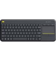 logitech K400 Plus Draadloos Touch Toetsenbord BE - Zwart