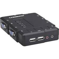 manhattan 4 Port KVM-Umschalter VGA USB 1600 x 900 Pixel