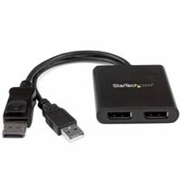 StarTech.com DisplayPort to DP Multi Monitor Splitter - 2-Port MST Hub - videosplitter - 2 porte