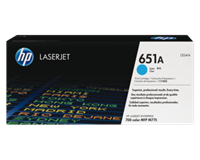 HP 651A c, CE341A toner origineel