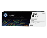 HP Toner 312X schwarz ca 4400 Seiten Doppelpack - Original