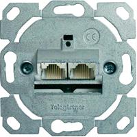 Telegär J00020A0502 - Network socket 2-fold, J00020A0502